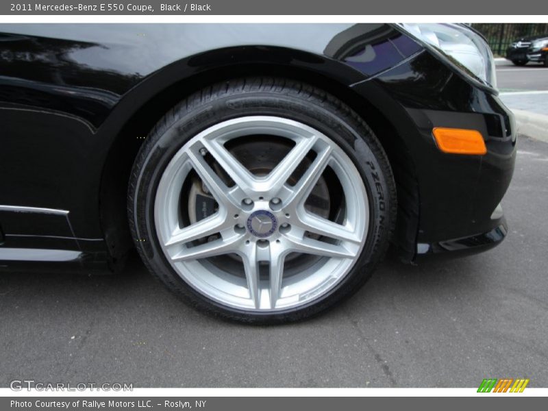 Black / Black 2011 Mercedes-Benz E 550 Coupe