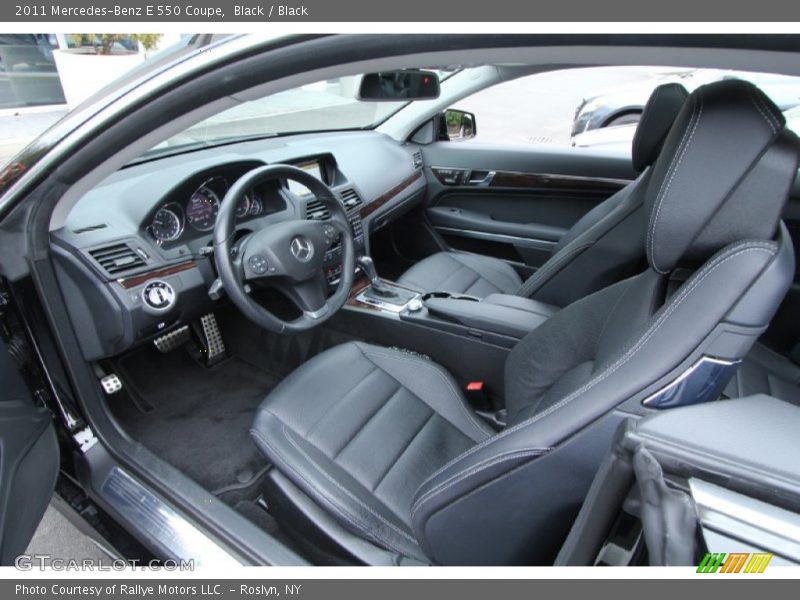 Black / Black 2011 Mercedes-Benz E 550 Coupe