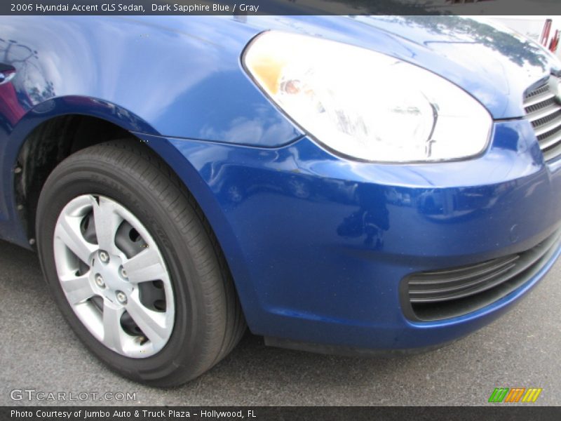 Dark Sapphire Blue / Gray 2006 Hyundai Accent GLS Sedan