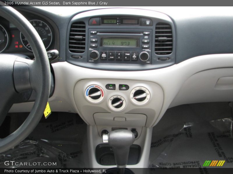 Dark Sapphire Blue / Gray 2006 Hyundai Accent GLS Sedan