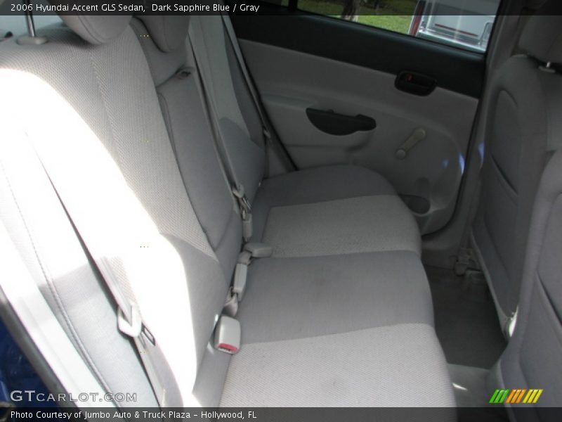 Dark Sapphire Blue / Gray 2006 Hyundai Accent GLS Sedan