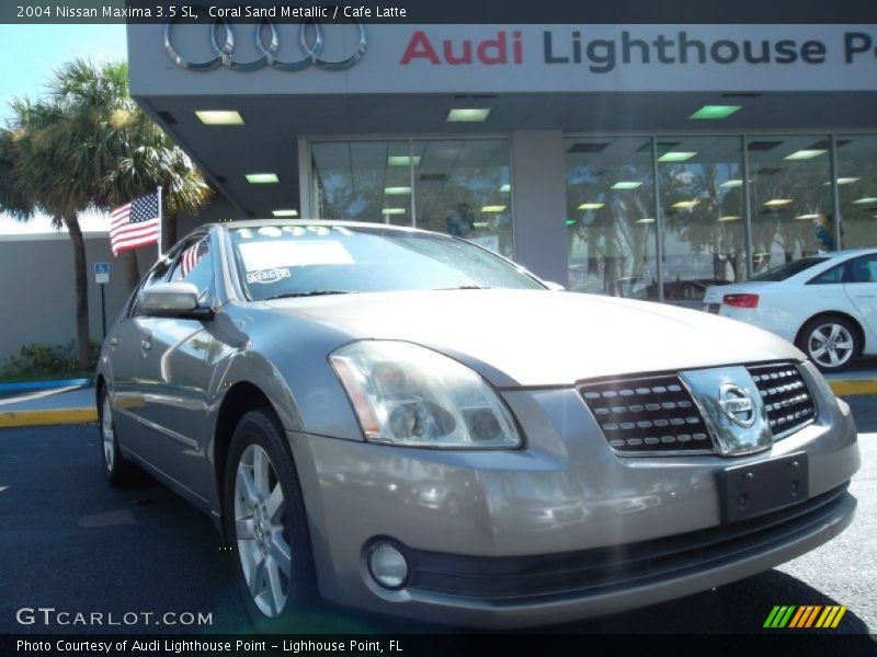 Coral Sand Metallic / Cafe Latte 2004 Nissan Maxima 3.5 SL