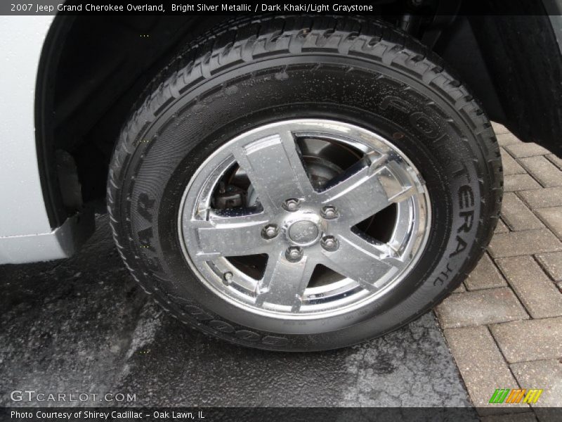 Bright Silver Metallic / Dark Khaki/Light Graystone 2007 Jeep Grand Cherokee Overland