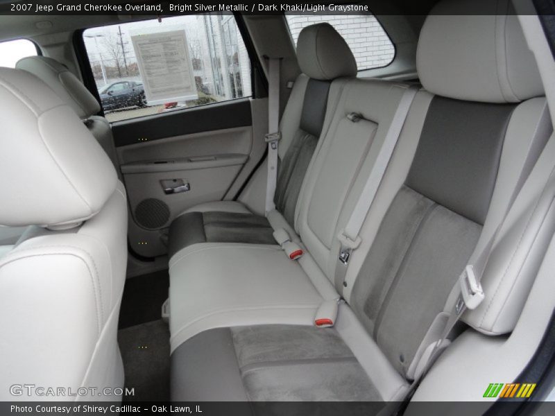 Bright Silver Metallic / Dark Khaki/Light Graystone 2007 Jeep Grand Cherokee Overland