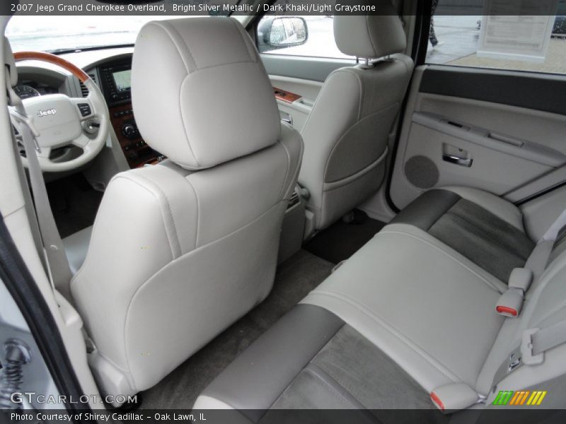 Bright Silver Metallic / Dark Khaki/Light Graystone 2007 Jeep Grand Cherokee Overland