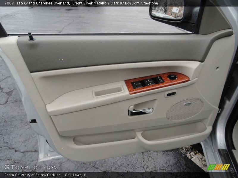 Bright Silver Metallic / Dark Khaki/Light Graystone 2007 Jeep Grand Cherokee Overland