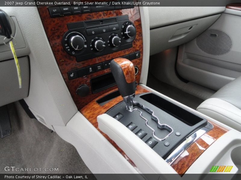 Bright Silver Metallic / Dark Khaki/Light Graystone 2007 Jeep Grand Cherokee Overland