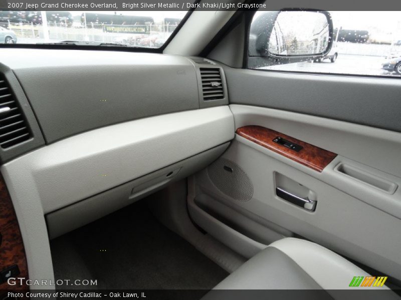 Bright Silver Metallic / Dark Khaki/Light Graystone 2007 Jeep Grand Cherokee Overland