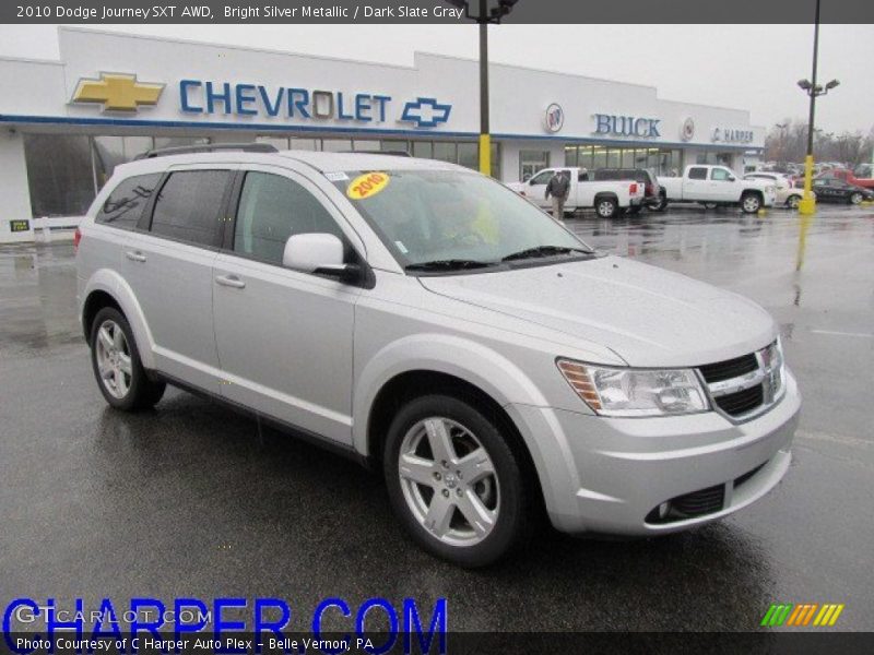 Bright Silver Metallic / Dark Slate Gray 2010 Dodge Journey SXT AWD