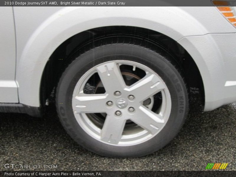 Bright Silver Metallic / Dark Slate Gray 2010 Dodge Journey SXT AWD