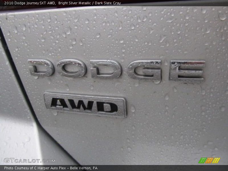 Bright Silver Metallic / Dark Slate Gray 2010 Dodge Journey SXT AWD