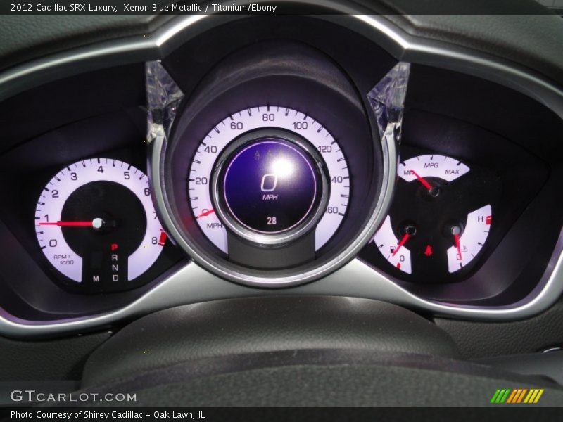  2012 SRX Luxury Luxury Gauges