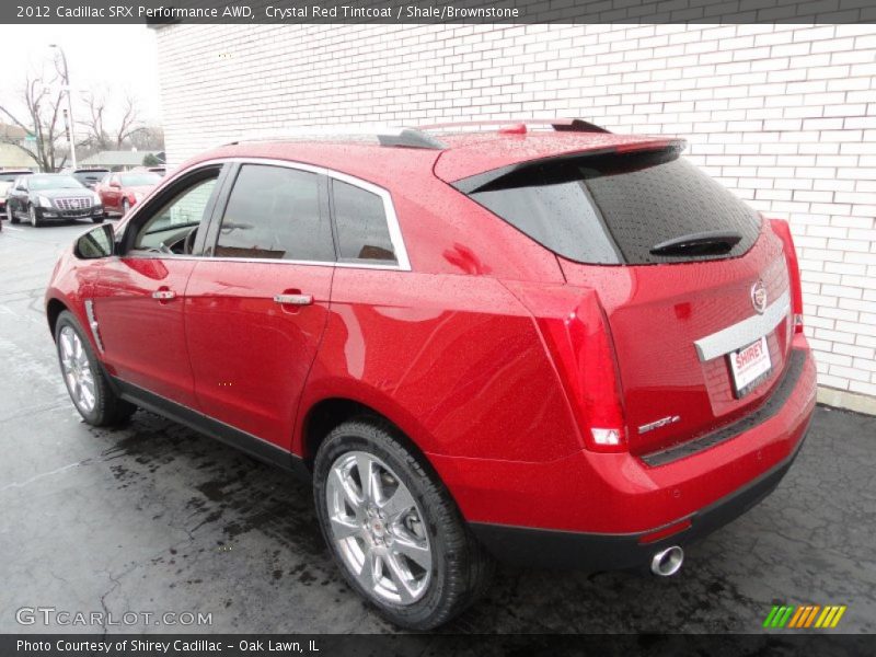Crystal Red Tintcoat / Shale/Brownstone 2012 Cadillac SRX Performance AWD