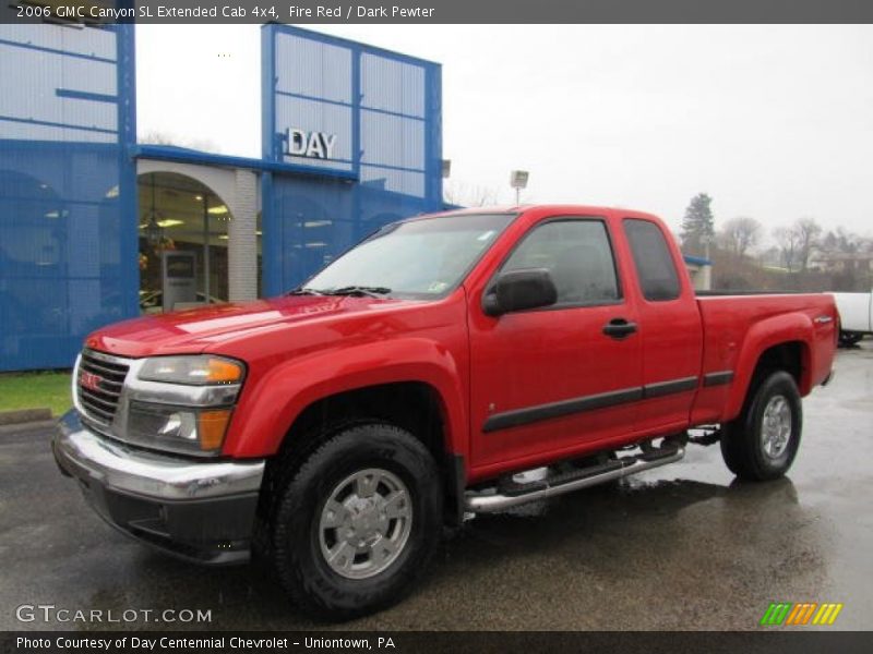 Fire Red / Dark Pewter 2006 GMC Canyon SL Extended Cab 4x4