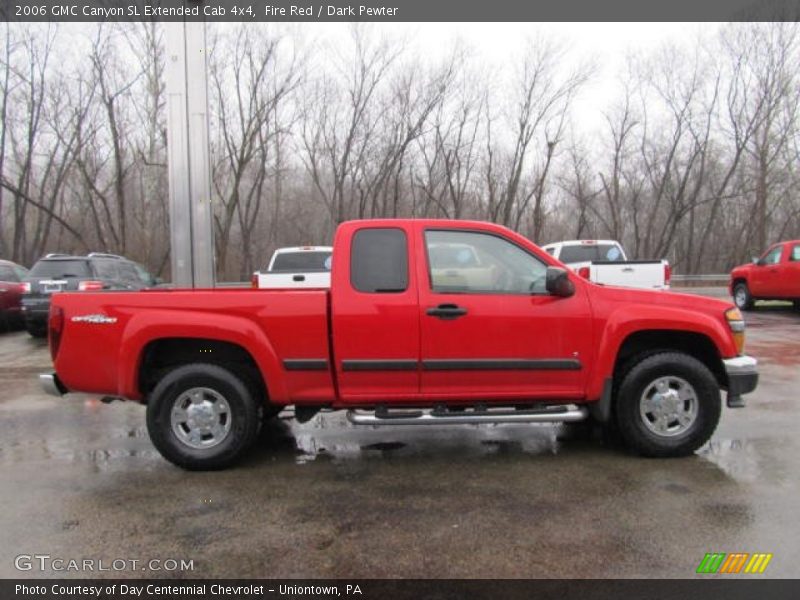 Fire Red / Dark Pewter 2006 GMC Canyon SL Extended Cab 4x4