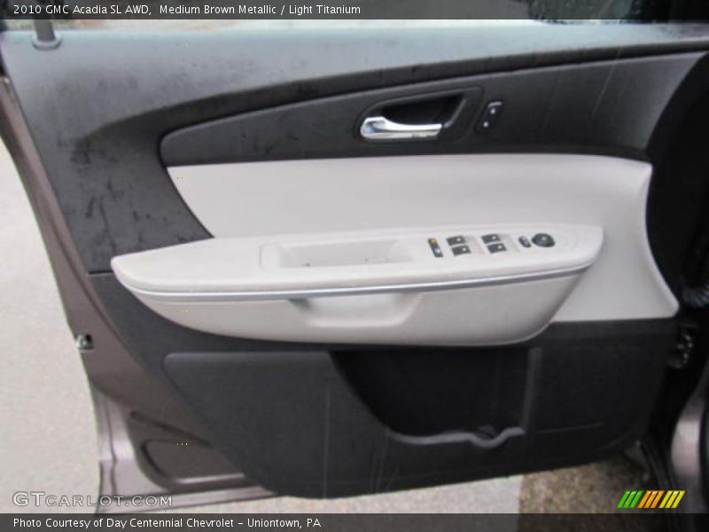Medium Brown Metallic / Light Titanium 2010 GMC Acadia SL AWD