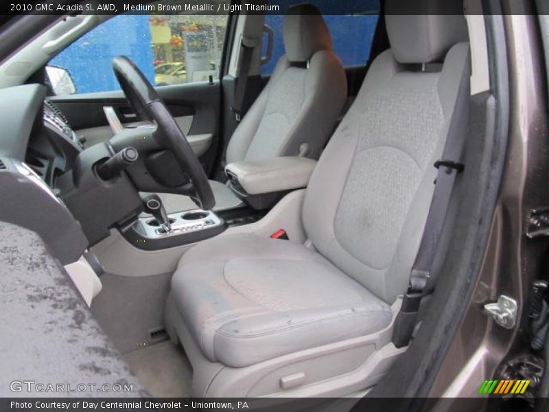 2010 Acadia SL AWD Light Titanium Interior