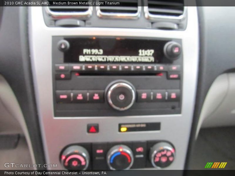 Medium Brown Metallic / Light Titanium 2010 GMC Acadia SL AWD
