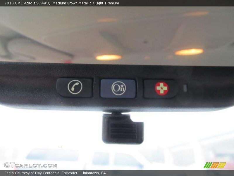 Medium Brown Metallic / Light Titanium 2010 GMC Acadia SL AWD