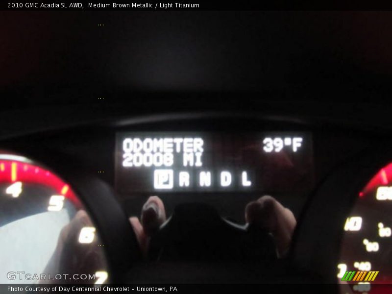 Medium Brown Metallic / Light Titanium 2010 GMC Acadia SL AWD