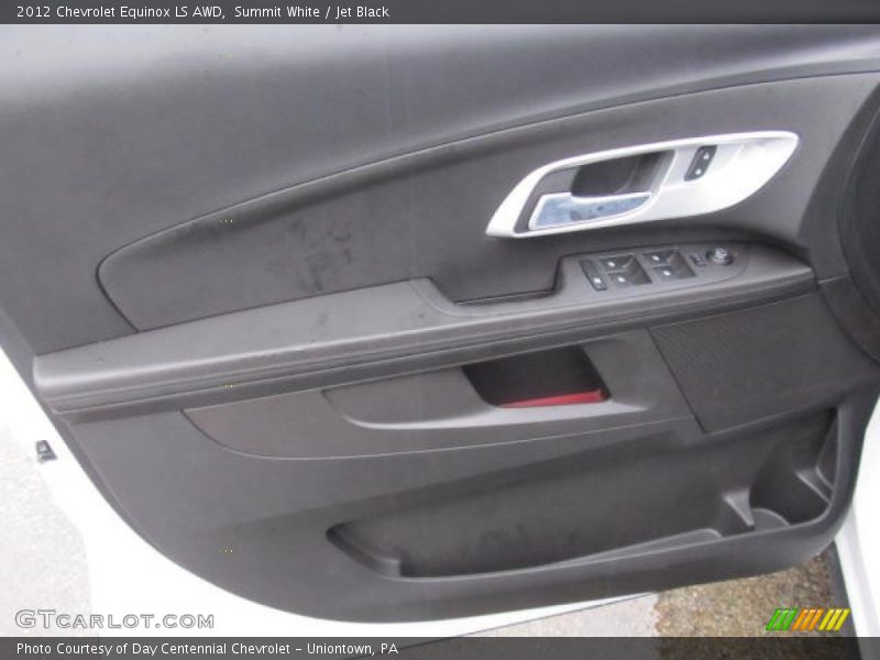 Summit White / Jet Black 2012 Chevrolet Equinox LS AWD