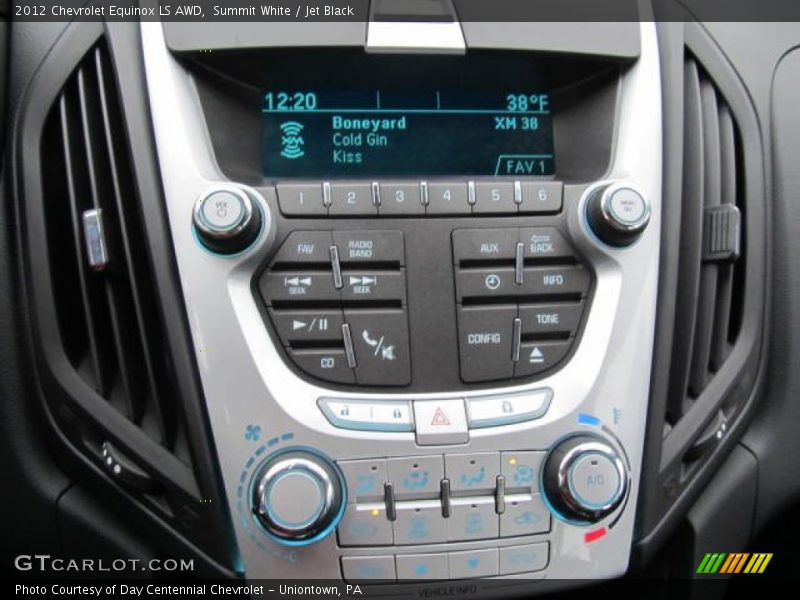Summit White / Jet Black 2012 Chevrolet Equinox LS AWD