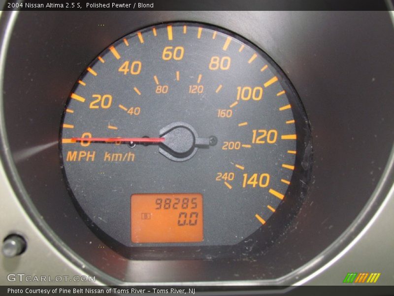 Polished Pewter / Blond 2004 Nissan Altima 2.5 S