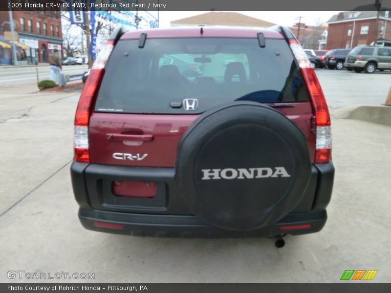 Redondo Red Pearl / Ivory 2005 Honda CR-V EX 4WD