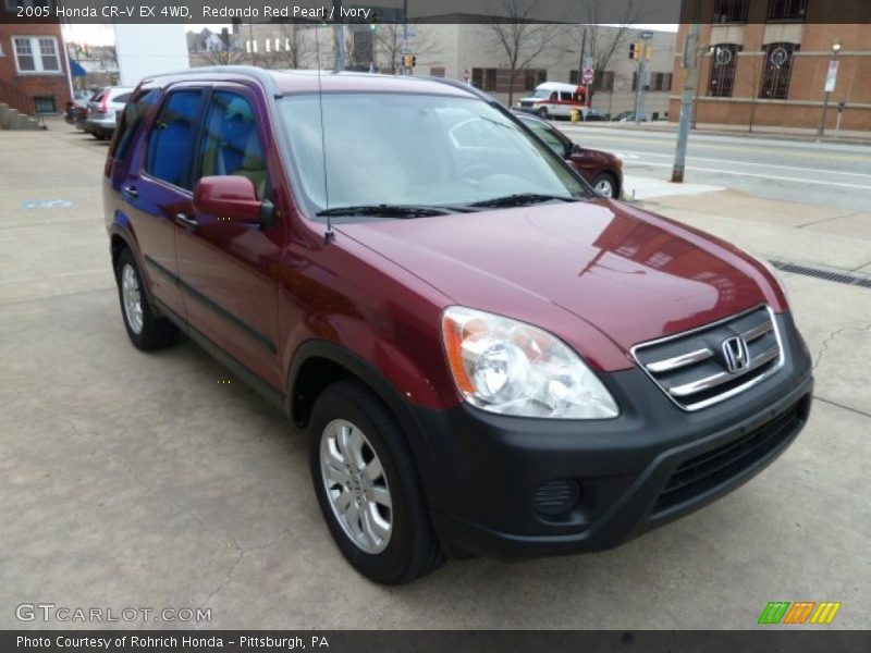 Redondo Red Pearl / Ivory 2005 Honda CR-V EX 4WD