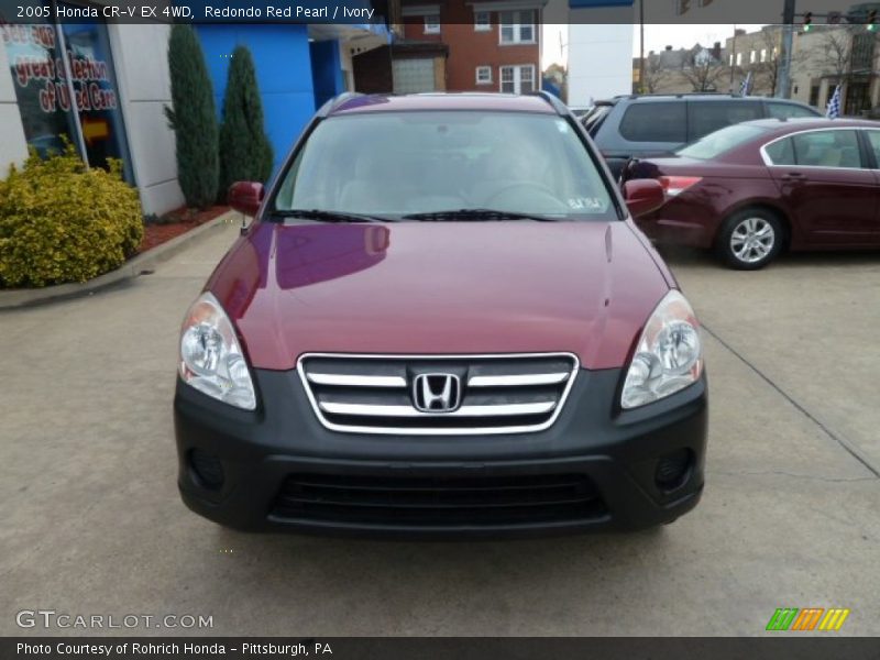 Redondo Red Pearl / Ivory 2005 Honda CR-V EX 4WD