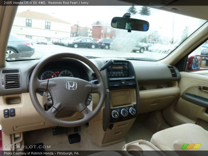 Redondo Red Pearl / Ivory 2005 Honda CR-V EX 4WD