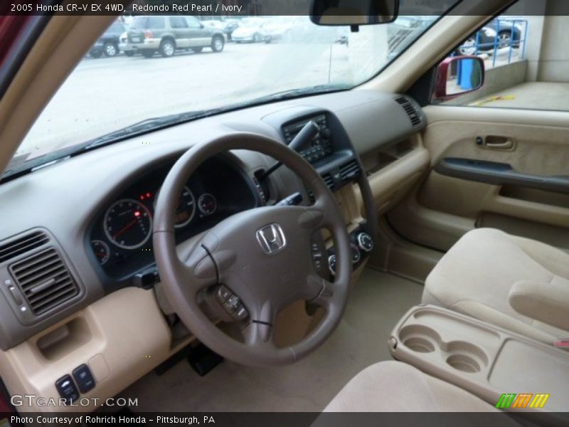 Redondo Red Pearl / Ivory 2005 Honda CR-V EX 4WD