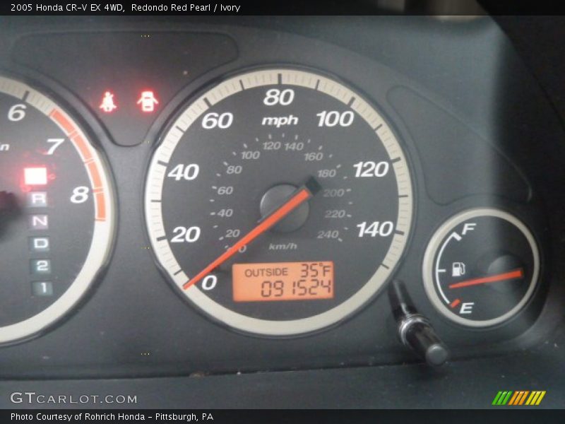 Redondo Red Pearl / Ivory 2005 Honda CR-V EX 4WD