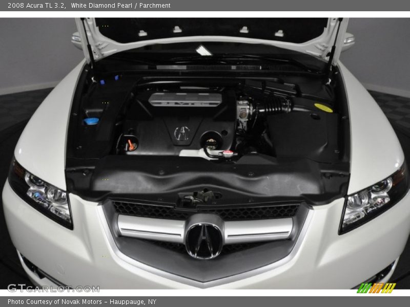 White Diamond Pearl / Parchment 2008 Acura TL 3.2