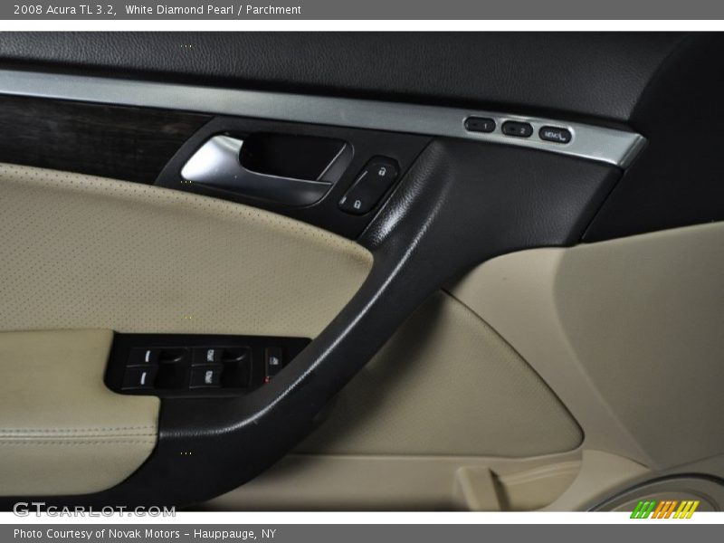 White Diamond Pearl / Parchment 2008 Acura TL 3.2