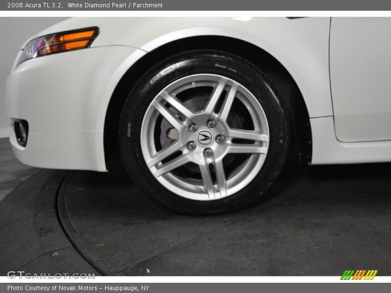 White Diamond Pearl / Parchment 2008 Acura TL 3.2