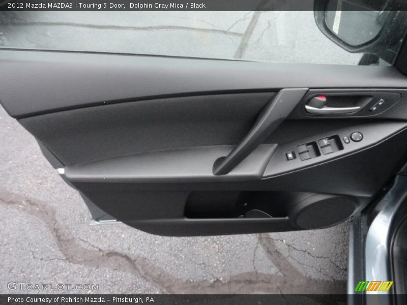 Dolphin Gray Mica / Black 2012 Mazda MAZDA3 i Touring 5 Door