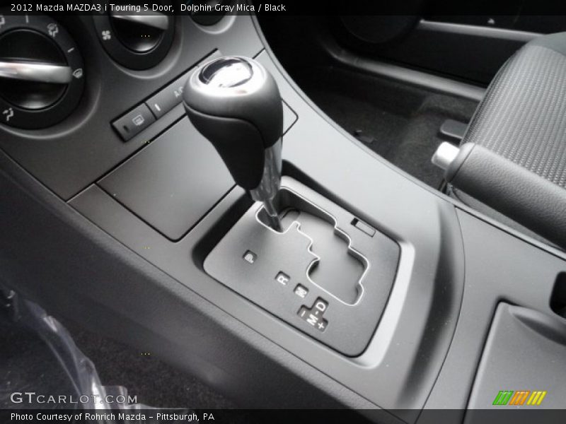 Dolphin Gray Mica / Black 2012 Mazda MAZDA3 i Touring 5 Door