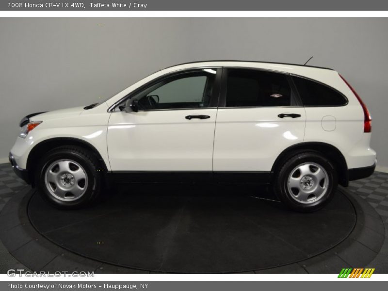 Taffeta White / Gray 2008 Honda CR-V LX 4WD