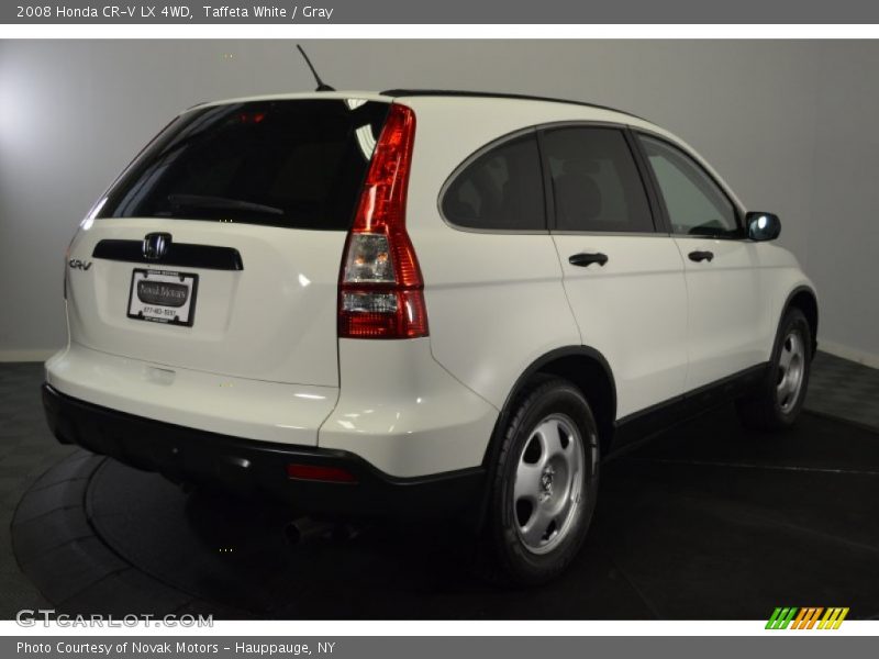 Taffeta White / Gray 2008 Honda CR-V LX 4WD