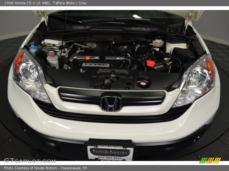 Taffeta White / Gray 2008 Honda CR-V LX 4WD