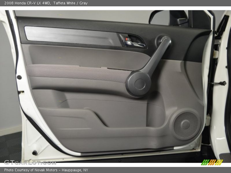 Taffeta White / Gray 2008 Honda CR-V LX 4WD