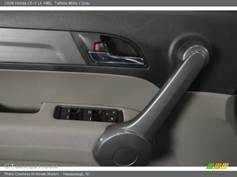 Taffeta White / Gray 2008 Honda CR-V LX 4WD