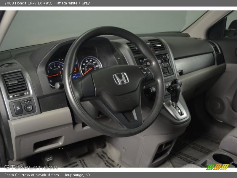 Taffeta White / Gray 2008 Honda CR-V LX 4WD