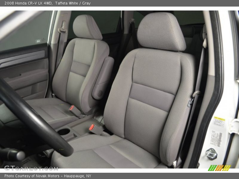 Taffeta White / Gray 2008 Honda CR-V LX 4WD