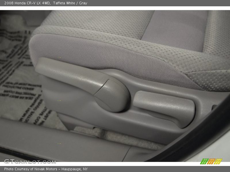 Taffeta White / Gray 2008 Honda CR-V LX 4WD