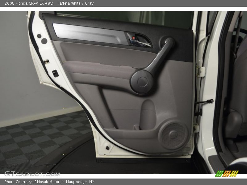 Taffeta White / Gray 2008 Honda CR-V LX 4WD