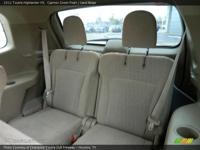 Cypress Green Pearl / Sand Beige 2011 Toyota Highlander V6