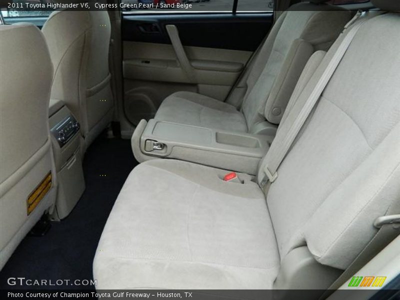 Cypress Green Pearl / Sand Beige 2011 Toyota Highlander V6