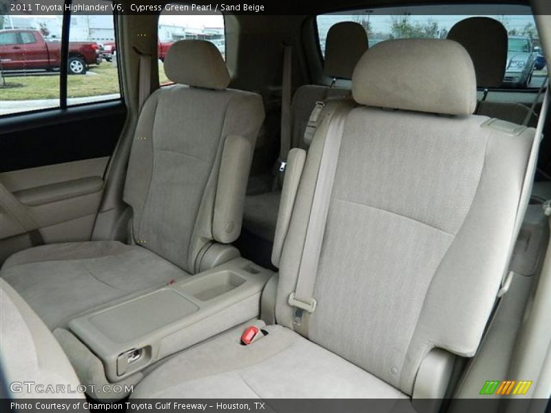 Cypress Green Pearl / Sand Beige 2011 Toyota Highlander V6